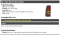 Left Driver Side Tail Light Assembly With Black Bezel Compatible 2001-2003 Chevy Silverado 3500