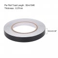 Uxcell Aluminum Foil Tape Black Matte Non Reflective 10mmx50m 164ft For Hvac Sealing Patching Hot And Cold Air Ducts