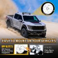 22 4a A Led Strobe Light Bar White Amber 360 Degree 4-side Luminous 26 Flashing Mode 106pcs Roof Top Beacon Hazard Flash