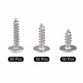 Uxcell Phillips Pan Head With Washer Screw 2x6mm 2x8mm And 2x10mm Self Tapping Screws 304 Stainless Steel Fasteners Bolts