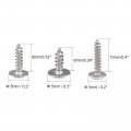 Uxcell Phillips Pan Head With Washer Screw 2x6mm 2x8mm And 2x10mm Self Tapping Screws 304 Stainless Steel Fasteners Bolts