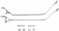 A-premium Fuel Tank Straps Compatible With Dodge Caliber 2007008 Jeep Compass Patriot 2007-2017 L4 2 0l 2 4l 2-pc Set