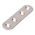 10pcs Flat Corner Brace Straight Brackets Repair Plate 77x17mm Furniture Fixing