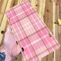 License Plate 6x12 Inches Gingham 1 Plaid Pink Front Durable Automotive Metal Car Tag For Vehicle Sedan Suv
