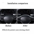 Xiter Carbon Fiber And Electroplated Finishes Steering Wheel Cover Molding Trims Accessories For Honda Accord 10th 2018 2019