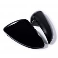 Astra Depot Left Right Glossy Black Side Mirror Cover Caps Compatible With 2013-2018 Volkswagen Golf Mk7 5 Gti Hatchback Estate