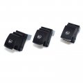 Kison 3pcs Power Window Control Switch Single Button Chrome Passenger For Vw Golf Jetta Mk5 Mk6 Passat Polo Scirocco Cc Tiguan