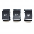 Kison 3pcs Power Window Control Switch Single Button Chrome Passenger For Vw Golf Jetta Mk5 Mk6 Passat Polo Scirocco Cc Tiguan