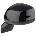 Power Adjusted Left Side View Mirror For 2012 2013 2014 Honda Civic Black Smooth Finish Ho1321261 