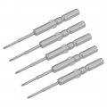 5 Pcs 5mm Round Shank 60mm Length 1 6mm Phillips Ph00 Magnetic S2 Screwdriver Bits 