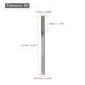 Uxcell Chucking Reamers 7 5mm H8 Metric Machine Reamer Drill Bit For Metal Wood Hole Reaming Straight Flute M35 High Speed