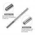 Uxcell Chucking Reamers 7 5mm H8 Metric Machine Reamer Drill Bit For Metal Wood Hole Reaming Straight Flute M35 High Speed