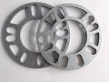 2x Aluminum Alloy Universal Wheel Spacers 5mm Fit 4 Lug 4x98 4x100 4x108 4x114 3 