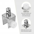 Uxcell Glass Shelf Bracket Pegs 80pcs Zinc Alloy Adjustable Clamps With Pin Wall Mounted Holders Supports For 3-8mm Tempered