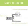 Uxcell Glass Shelf Bracket Pegs 80pcs Zinc Alloy Adjustable Clamps With Pin Wall Mounted Holders Supports For 3-8mm Tempered
