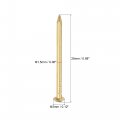 Uxcell Small Tiny Hardware Brass Nails 1 5mmx25mm Dxl For Diy Wooden Boxes Accessories 60pcs