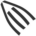 4pcs Side Window Deflectors For 2004 2008 Acura Tl Outside Mount Rain Guards With Smoked Tint Tape On Wind Fresh Air And Proof 
