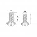 Uxcell Hex Socket Countersunk Flat Head Screws M6x16mm And M6x20mm Bolts 316 Stainless Steel 10pcs