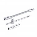Socket Accessory Set Of 3 Pcs 7mm 6-point Deep 4 5 Sliding Wrench Breaker Bar 6 Flexible Extension With 1 Drive 