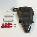 Led Tail Light Brake And Turn Signal Smoke Lens For 2008 2009 2010 2011 2012 2013 Yzf-r6 Waterproof Rear Assembly Yellow Red
