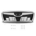 Front Bumper Grille Grill Assembly With Chrome Trim For Subaru Forester 2019 2021 Part Number 91121sj110 91121sj130 Black And