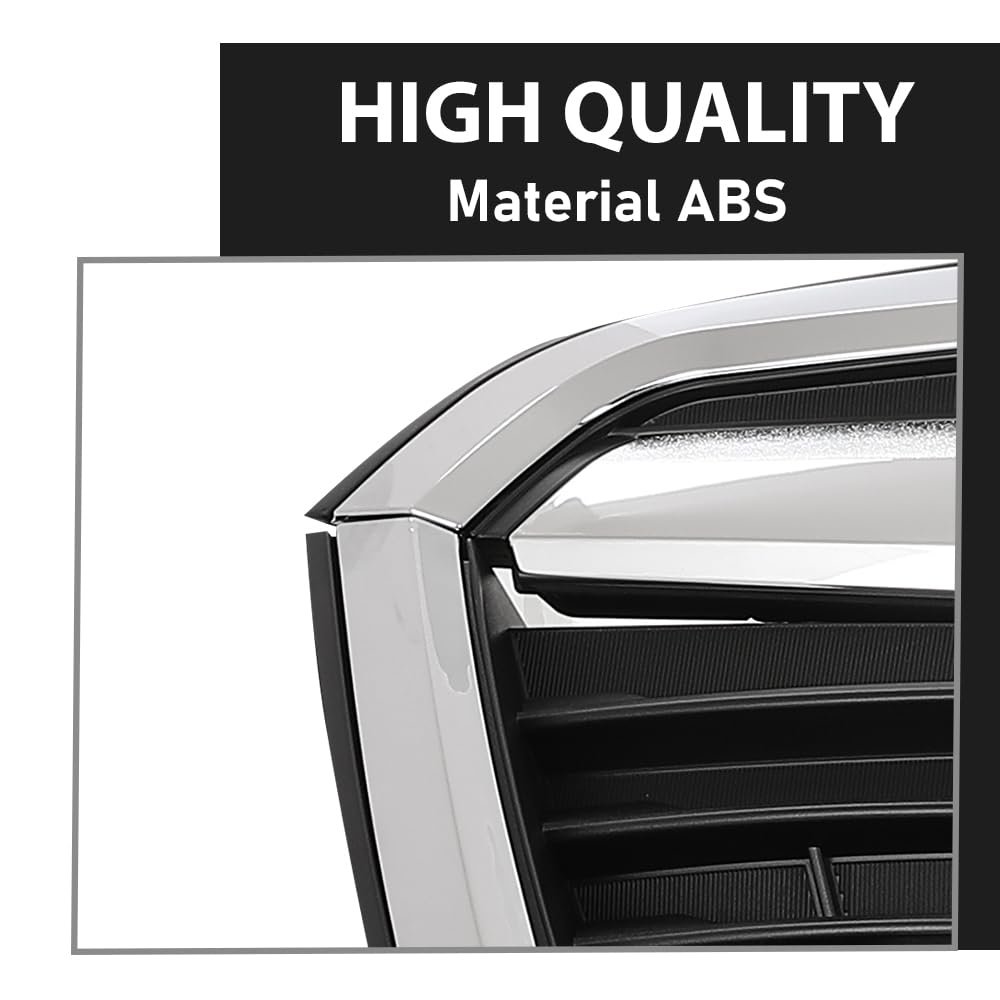 Front Bumper Grille Grill Assembly With Chrome Trim For Subaru Forester 2019 2021 Part Number 91121sj110 91121sj130 Black And