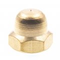 Prime-line Acorn Cap Nuts 10-24 Solid Brass 10 Pack 