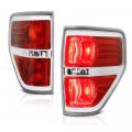 For 2009-2014 Ford F150 Pickup Truck Red Lens Oe-style Tail Light Lamp Housing Assembly Driver Passenger Side 
