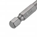 Uxcell 50mm Long 1 4inch Hex Shank T30 Torx Security Star Screwdriver Bits S2 High Alloy Steel 10pcs