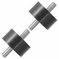 Caltric 2x Engine Top Mount Isolator Rubbers Compatible With Polaris Sportsman 400 4x4 2001