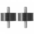 Caltric 2x Engine Top Mount Isolator Rubbers Compatible With Polaris Sportsman 400 4x4 2001