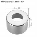 Uxcell Round Escutcheon Plate 66x40mm Stainless Steel Polishing For 33mm Diameter Pipe