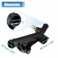 X Autohaux Water Outlet Connect Adapter W Temp Sensor Ford Escape 13-16 Fusion 13-14 For Fiesta Transit Bm5z-8592-a