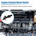 X Autohaux Water Outlet Connect Adapter W Temp Sensor Ford Escape 13-16 Fusion 13-14 For Fiesta Transit Bm5z-8592-a