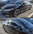 3d Wavy Smoke Window Visor Rain Guard Deflector Compatible With 2020 2021 2022 2023 2024 Nissan Sentra 4 Door Sedan