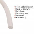 Uxcell Silicone Foam Seal Strip 10mm 0 39 Dia 2 5 Meters 8 21 Ft Long Sponge Rubber Weather Round Cord Solid For Diy Gasket