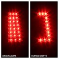 Acanii For 2003-2006 Chevy Silverado 1500 2500hd 3500hd Black Housing C-strip Led Tail Lights Brake Lamps Left Right