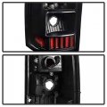 Acanii For 2003-2006 Chevy Silverado 1500 2500hd 3500hd Black Housing C-strip Led Tail Lights Brake Lamps Left Right