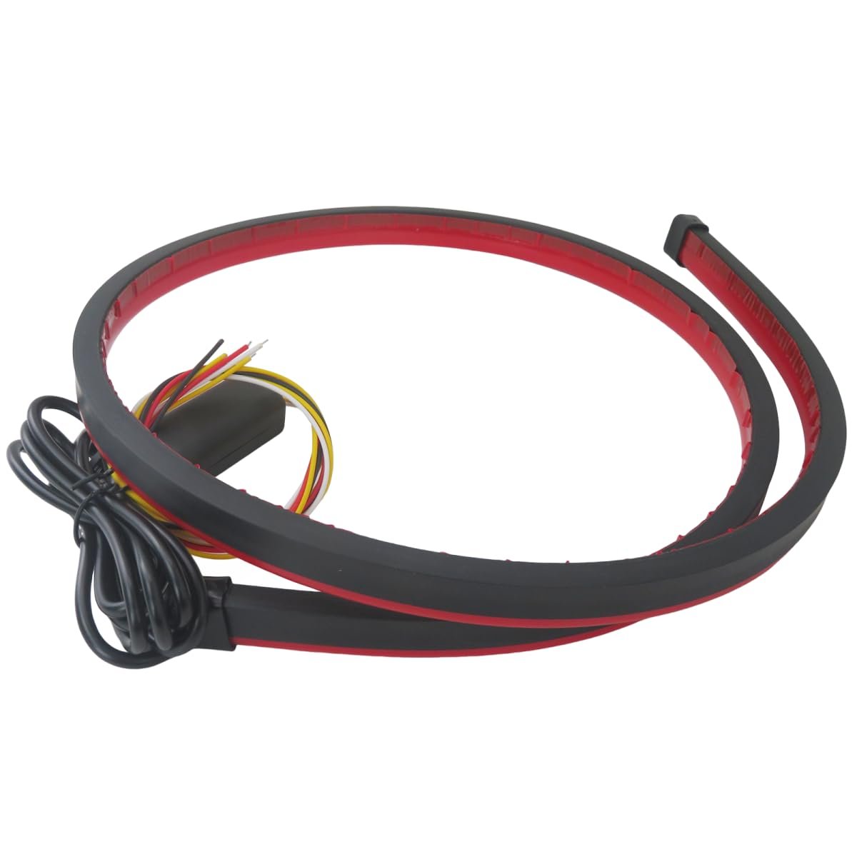 Led Third Brake Light Strip With Sequential Turn Signal Turn Left Right Flexible High Mount Stop Lamp Red Dc-12v 40 6inch