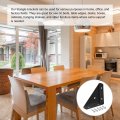 Uxcell 12pcs Angle Corner Brackets 65x19x65mm Cold Rolled Steel Braces Joining Support With Screws For Desk Bed Edge Black