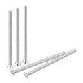 10 Pcs 10-24x3 Inches Machine Screws Phillips Pan Cross Head Fasteners Bolts 304 Stainless Steel Silver For Wall Socket House 