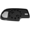 Right Side Door Mirror Glass- For 1999-2007 Chevy Silverado Pickup 2000-2006 Suburban Smooth Non-heated Chrome Mirror 