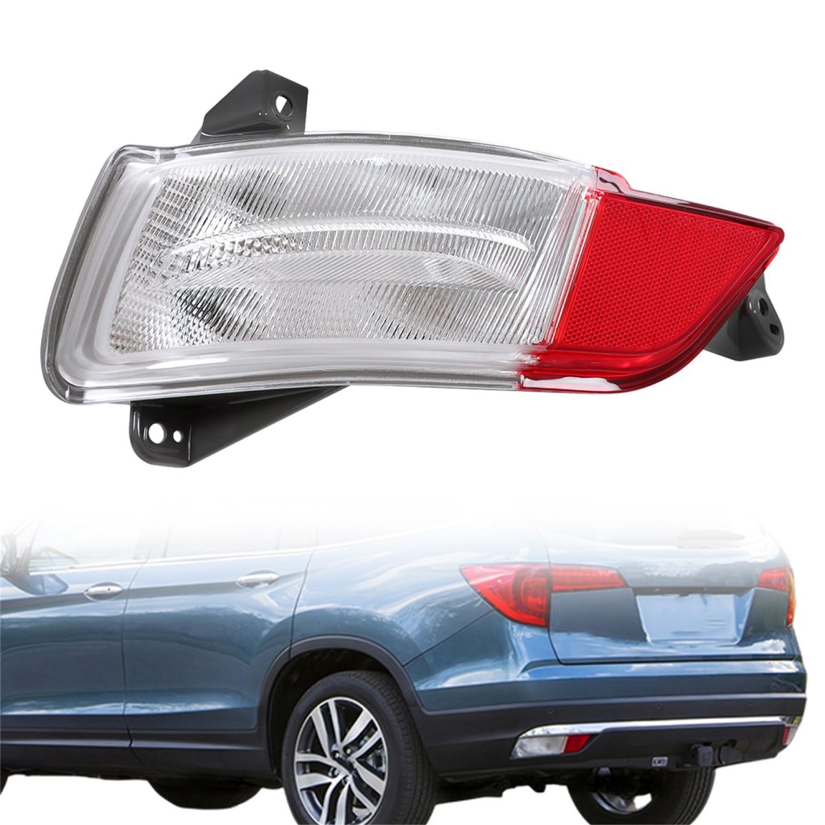 Backup Tail Light Replacement For Honda Pilot 2016 2017 2018 Driver Left Side Rear Inner Ho2882100 34550 Tg7 A02 Halogen Lens