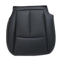 Driver And Passenger Side Bottom Perforated Leather Seat Covers Black For Infiniti Q50 2014 2015 2016 2017 2018 2019 2020 Fits