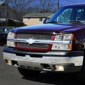Auto Dynasty Compatible With Chevy Silverado 1st Gen 4pc Pair Of Chrome Amber Corner Headlight Smoked Lens 3d Led Tail Light