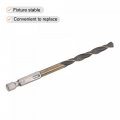 Uxcell 2 Pcs High Speed Steel Hex Shank Twist Drill Bit 6mm Drilling Dia With 1 4 Inch 114mm Length
