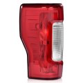 Rear Left Tail Light Assembly W O Bulbs For Ford F250 F350 Super Duty 2017 2018 2019 Driver Side Lamp Red Lens Chrome Housing 