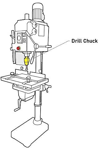 Drill Chuck Fits Jet 561706 Taper Mount 1 2 In Heavy Duty Stainless Steel Tool