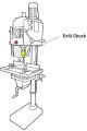 Drill Chuck Fits Jet 561706 Taper Mount 1 2 In Heavy Duty Stainless Steel Tool
