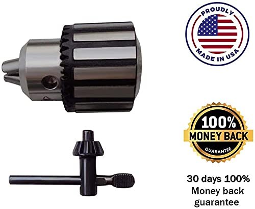Drill Chuck Fits Jet 561706 Taper Mount 1 2 In Heavy Duty Stainless Steel Tool